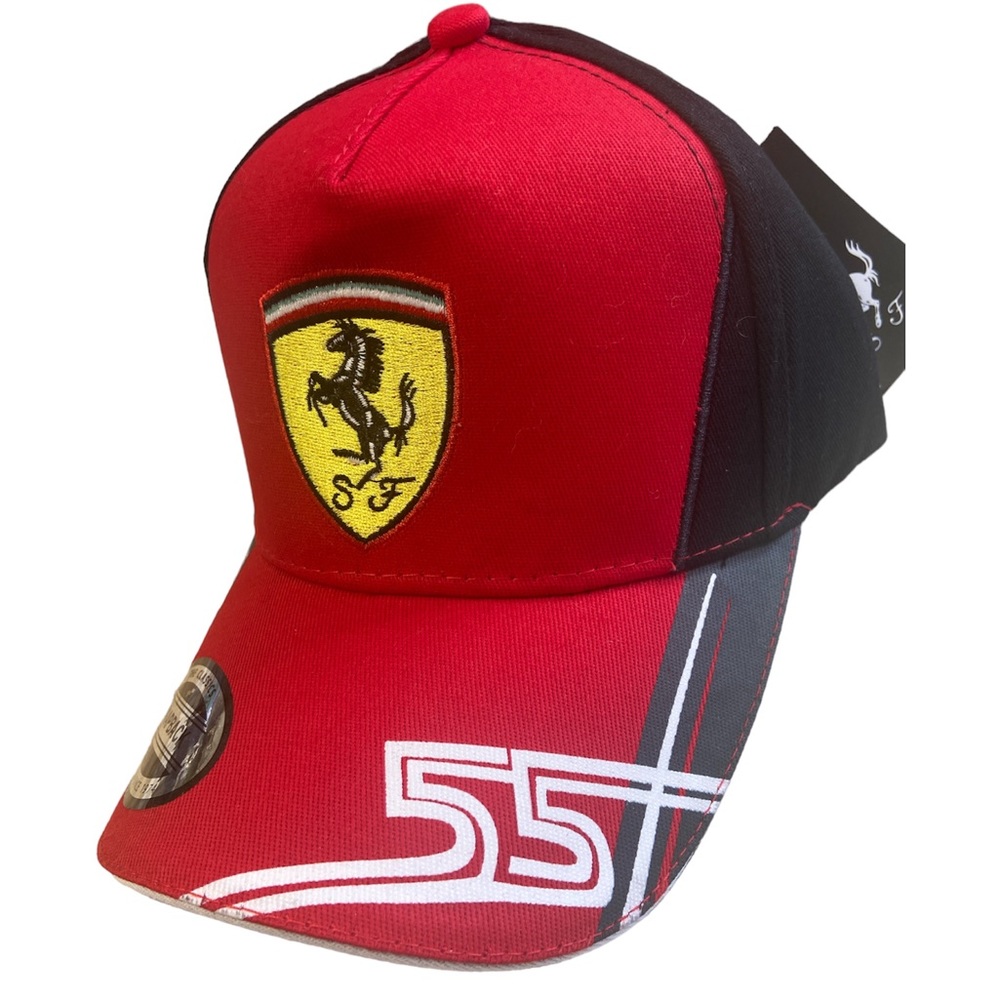 SOLD - F1 Carlos Sainz #55 Cap - Scuderia Ferrari F1 Team